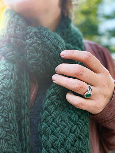 Wicker Stitch Scarf 다른 모습 4