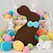 Chocolate Bunny Crochet Plushie pattern