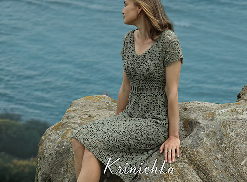 Rhombus motifs dress