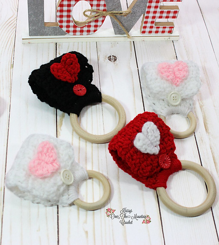 Heart Towel Ring Topper photo 3