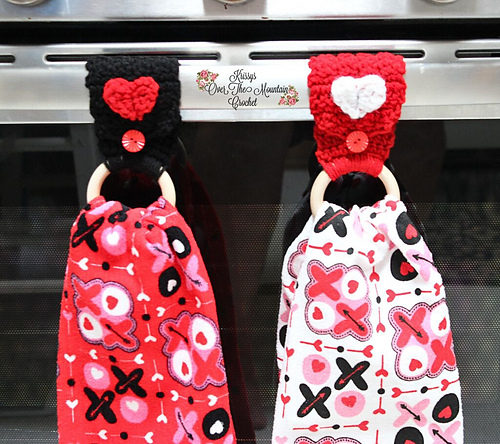 Heart Towel Ring Topper photo 2