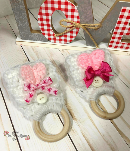 Heart Towel Ring Topper photo 11