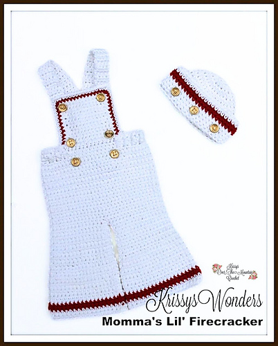 Momma's Lil' Firecracker Bibs photo 1