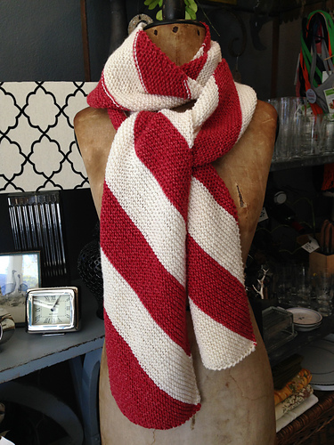 Candy Cane Skjerf - Kristen Rettig