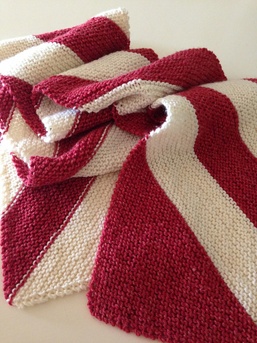 Candy Cane Skjerf - Kristen Rettig