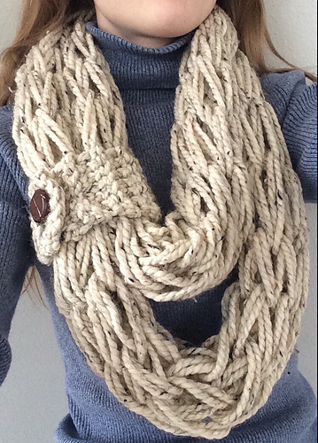 Hvordan strikke skjerf med armene (Arm Knit Scarf) - 2015 ~ KristinKreates