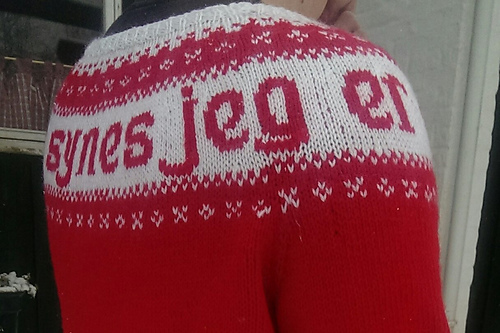 Kjekk gutt genser - russegenser - Torunn Kristin Tandberg