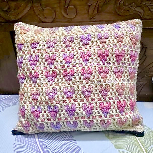 Valentines Hearts Cushion