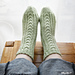 Popcorn Cable Socks pattern 