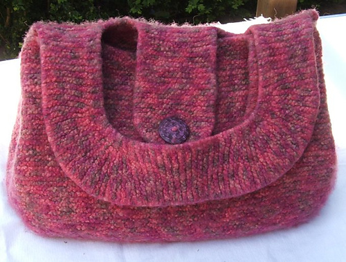 Gevilte breitas / felted knitting-bag photo 2