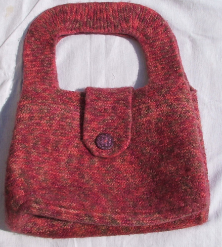 Gevilte breitas / felted knitting-bag photo 1