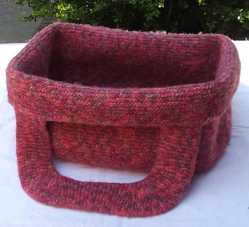 Gevilte breitas / felted knitting-bag photo 4