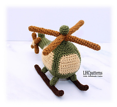 Military Helicopter Crochet Pattern