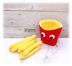 French Fries Crochet Pattern
