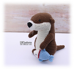 Otter with Fish