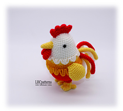 Rooster Crochet Pattern
