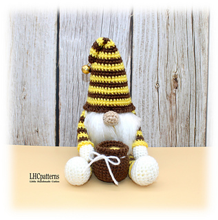 Bee Gnome Crochet Pattern
