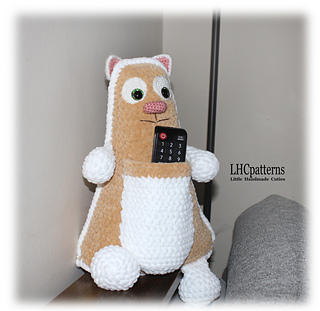 Cat Remote Control Holder Crochet Pattern
