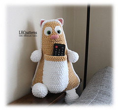Cat Remote Control Holder Crochet Pattern