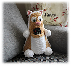 Cat Remote Control Holder Crochet Pattern