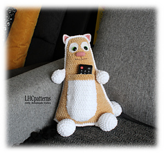 Cat Remote Control Holder Crochet Pattern
