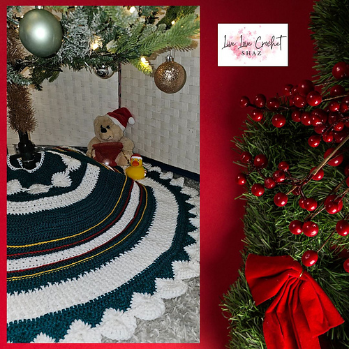 Whimsical Woodlands Christmas Tree Skirt - Sharon Morrison