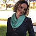 Easy Cowl on Knitting Machine pattern 