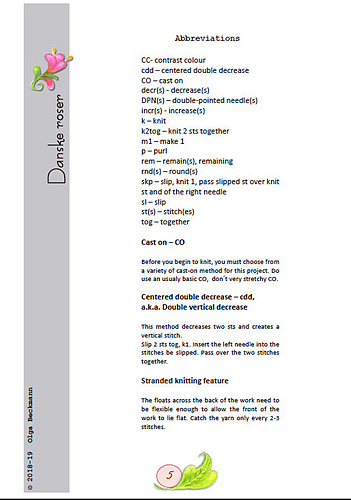 Ravelry: Danske roser pattern by Olga Beckmann