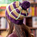 Book Nook Plaid Beanie pattern 