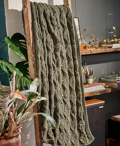 Embossed Leaf Blanket