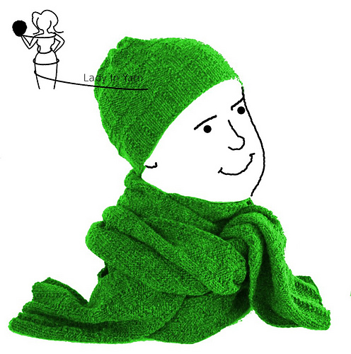 Chess Hat & Scarf photo 2