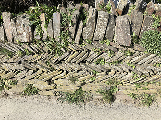 The original Tintagel wall.