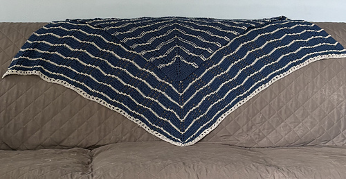 Sample in Knitting for Olive Heavy Merino (worsted weight)