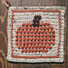 Pumpkin Puff Hot Pad pattern 
