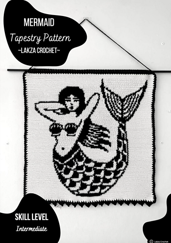 Mermaid Tapestry Pattern