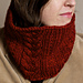 Rhonda in Midwinter Cowl pattern 