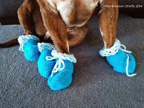Crochet Dog Booties photo 3