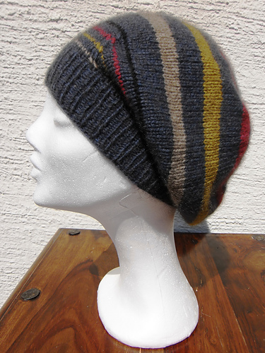 Hat and Wrist Warmers Stripy photo 3
