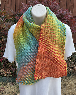 worsted, gradient from two skeins