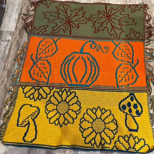 Francine Fall Mosaic Blanket
