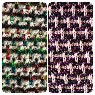 Comparison of color value placements - left, as sample, has dark MC light CC, right has light MC with dark CC