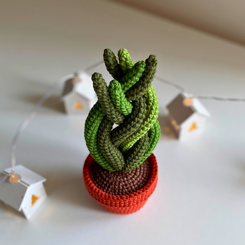 Crochet Sansevieria Cylindrica - Anastasiia Svirina