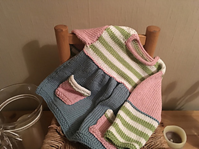 Baby dress pretty in stripes