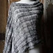 Dropped Paper Poncho pattern 