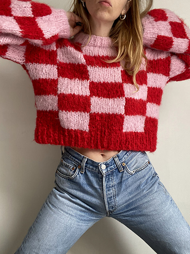 Magisk Rutete Genser - LE PULL