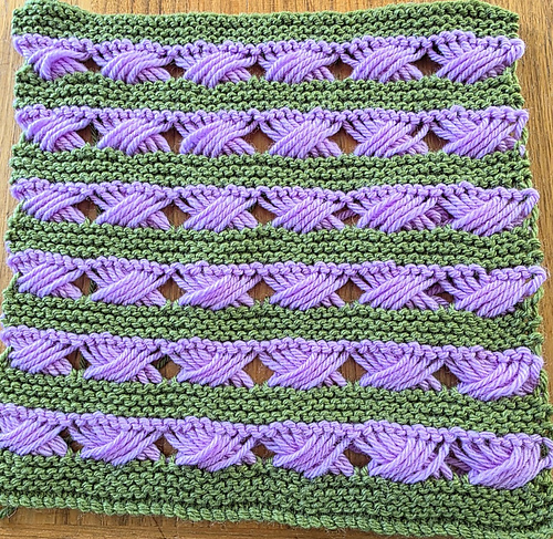 Bonus May Square - Indian Twist Stitch