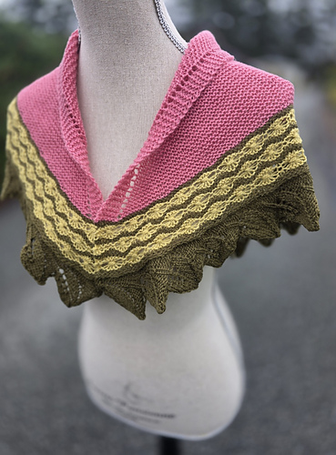 September Fancy - Morning Glory Shawlette
