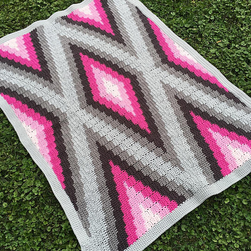 Ravelry Modern Bohemian Blanket pattern by Susan E. Kennedy