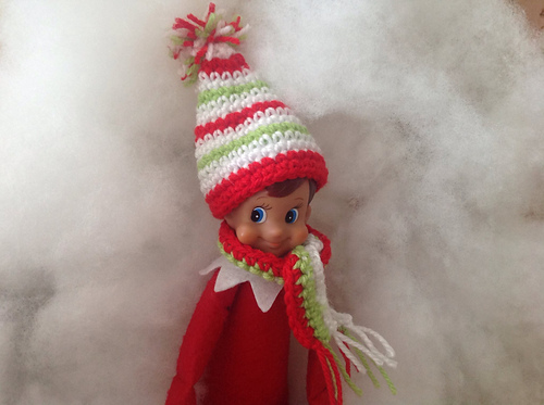 Elf on the Shelf Hat & Scarf set photo 1