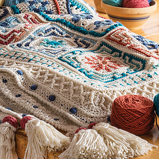 Ravelry Moroccan Tile Crochet Afghan Pattern By Lena Skvagerson   Upload Small2